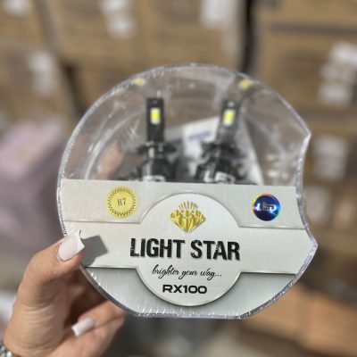 هدلایت - لایت استار 3 خار  RX100  H4  115W بسته بندی شفاف