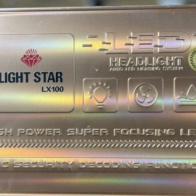 هدلایت - لایت استار 2 خار LX 100  H7  115W  بسته بندی مسی