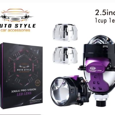 لنز - 2/5 اینچ ایکس مکس پرو ساده بسته بندی مشکی بنفش