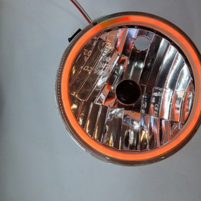 نیسان - چراغ جلو دو سوراخ دیزل نور پایین نئون دار  نارنجی