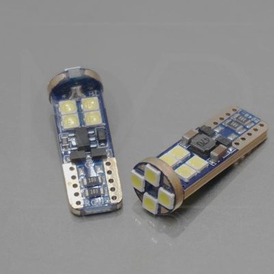 لامپ اس ام دی 12 تایی پر نور چشمک زن سفید کنباس - بسته 10 عددی