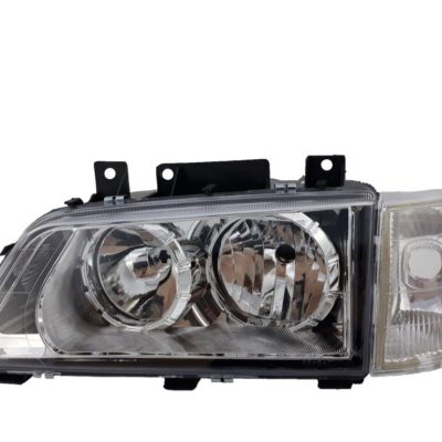 پژو 405- چراغ جلو دو کاسه لنز شفاف با راهنما شفاف چپ انجیکو