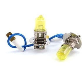 لامپ با سیم زرد H3 12V 100W استیکو ( 10 عددی )