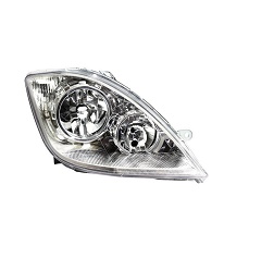 تیبا- چراغ جلو بدون لامپ و موتور راست جمع ساز