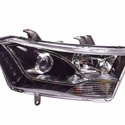 دنا- چراغ جلو کامل با لامپ و موتور و LED راست مدرن-4 عددی