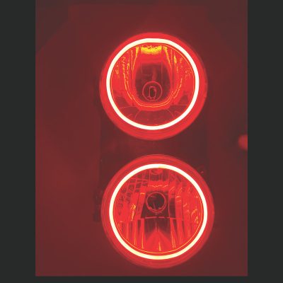 نیسان - چراغ جلو دو سوراخ دیزل نور پایین نئون دار  قرمز