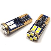 لامپ اس ام دی  12 تایی  پلیسی آبی قرمز کنباس - بسته 10 عددی