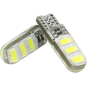 لامپ اس ام دی 6 تایی ژله ای سفید - بسته 10 عددی