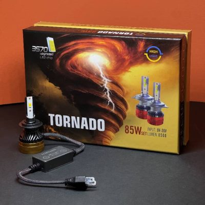 هدلایت _ هایلایت بدون سیم H1  85W TORNADO CSP  بسته بندی مشکی زرد